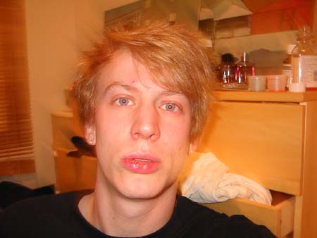 messy hair