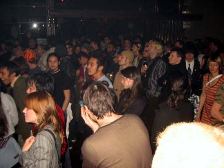crowd + band