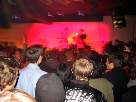 crowd + band