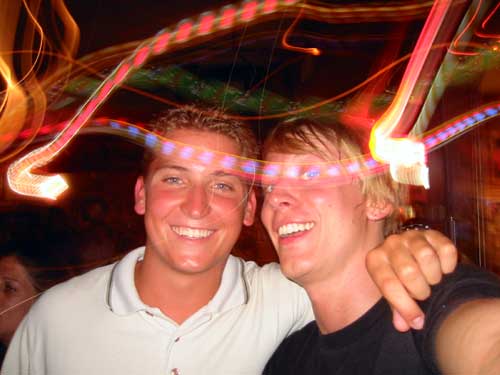 steve b + me