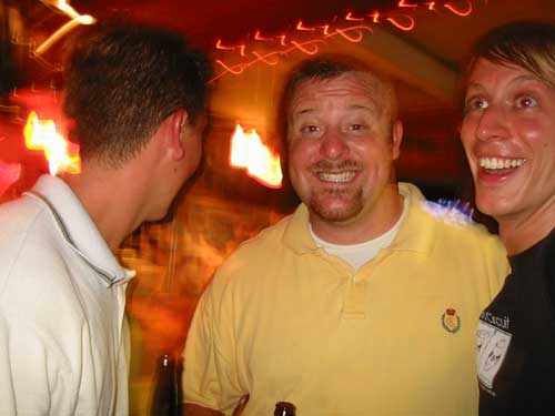steve b + me