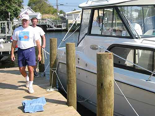 boat + dad