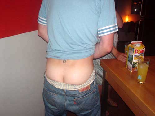 man ass