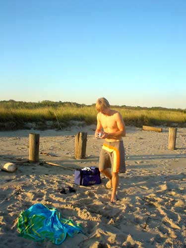 me + beach