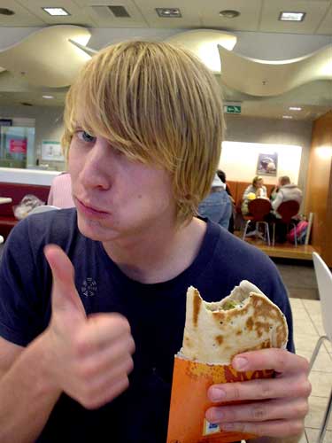 thumbs up + me