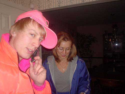 me + mom