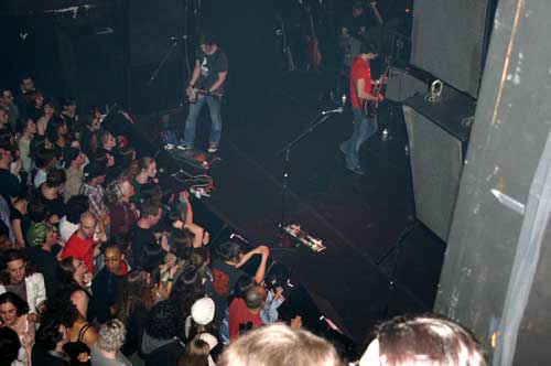 crowd + band