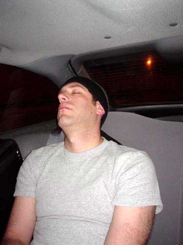 asleep + roadtrip
