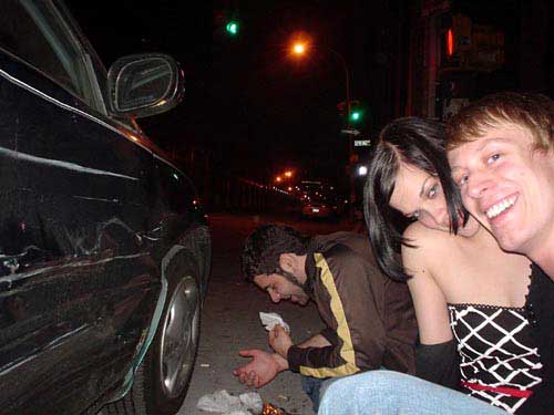me + strangers