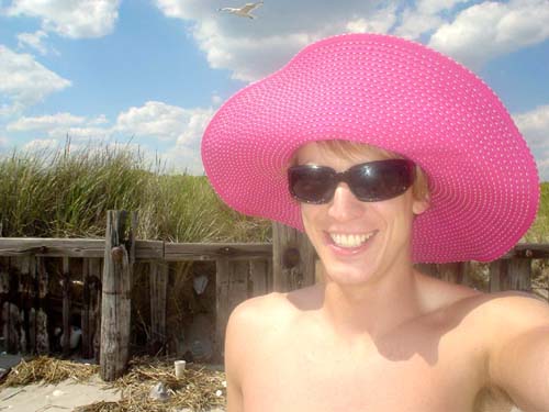 me + beach