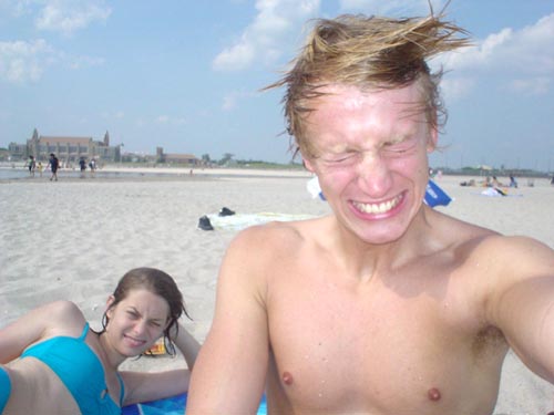 me + beach