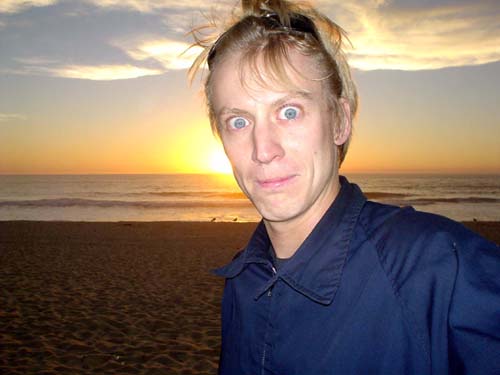 me + beach