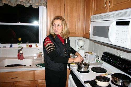 mom + kitchen