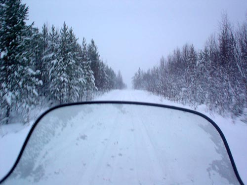 snow + driving