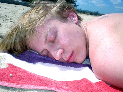 me + beach
