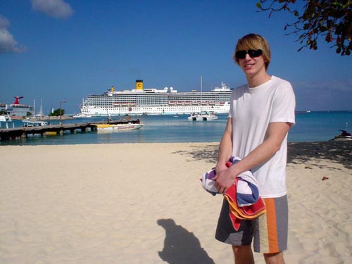 me + beach