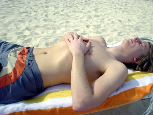 me + beach