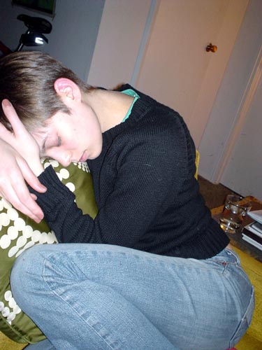 asleep + meredith