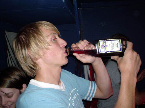 drink from the bottle