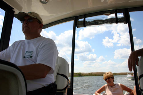 boat + dad