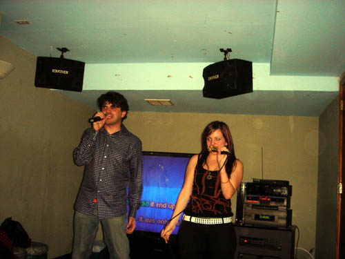 sarah + karaoke