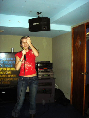 karaoke + meredith