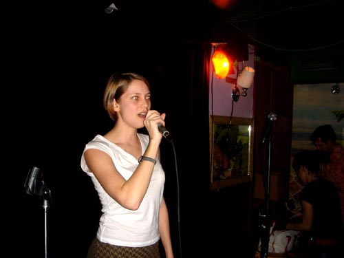 karaoke + meredith
