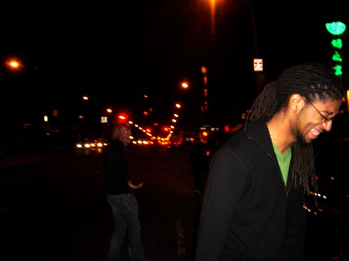 me + strangers