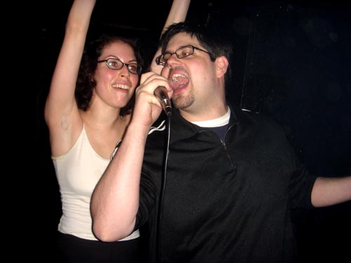 karaoke + amanda