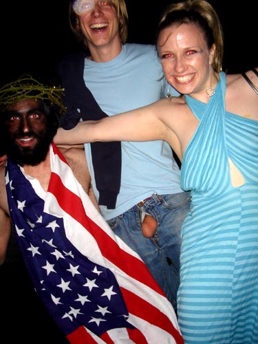 black face jesus, me