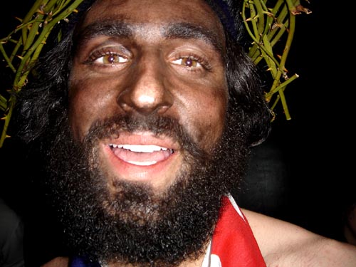black face jesus