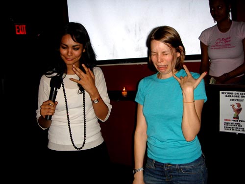 karaoke + meredith