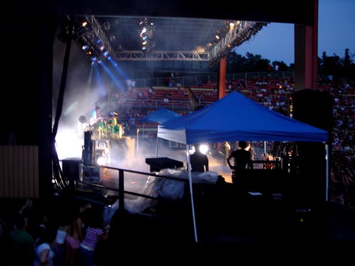 backstage