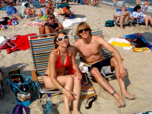 me + beach