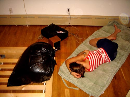 asleep + meredith