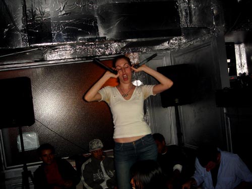 karaoke + amanda
