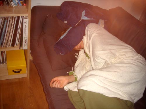 asleep + meredith