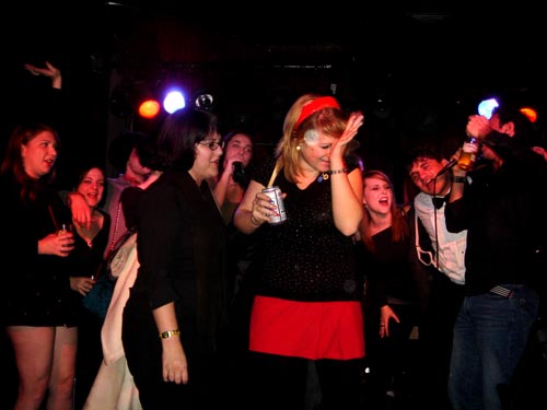 karaoke + crowd
