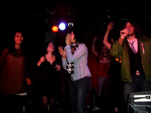 karaoke + crowd