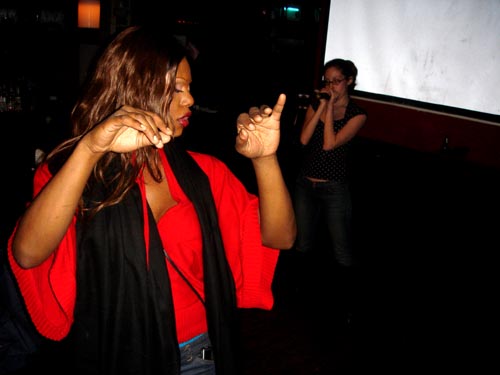 karaoke + amanda