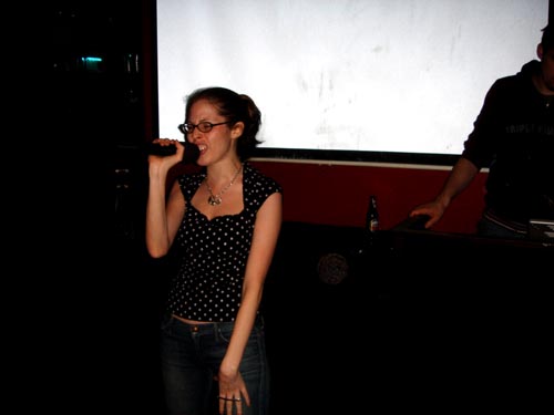 karaoke + amanda
