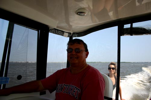 boat + dad