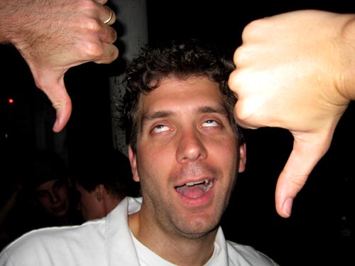 thumbs down