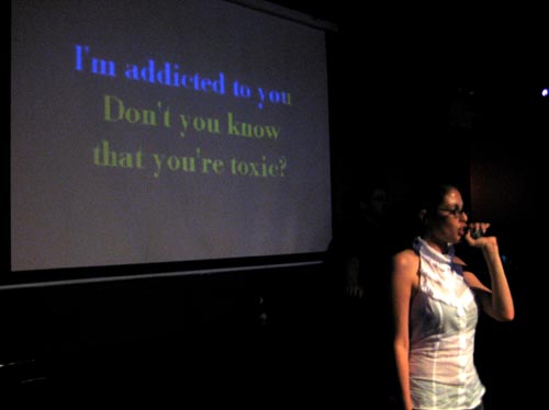 karaoke + amanda