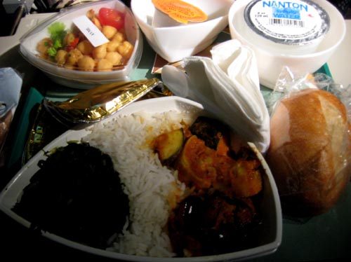 food + airplane