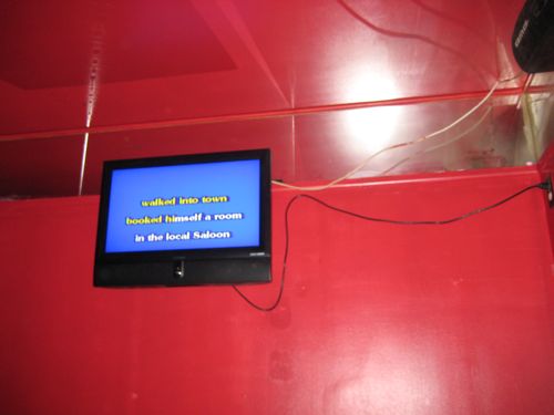 tv + karaoke