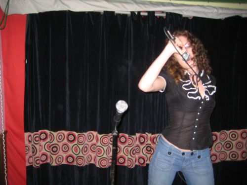 karaoke + amanda