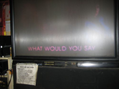 tv + karaoke
