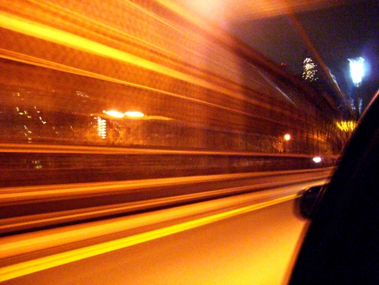 driving + bridge