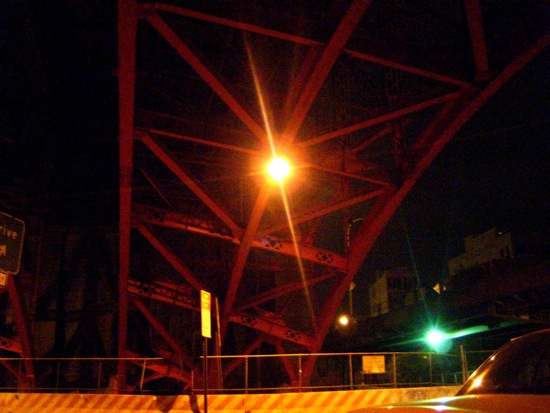 driving + bridge